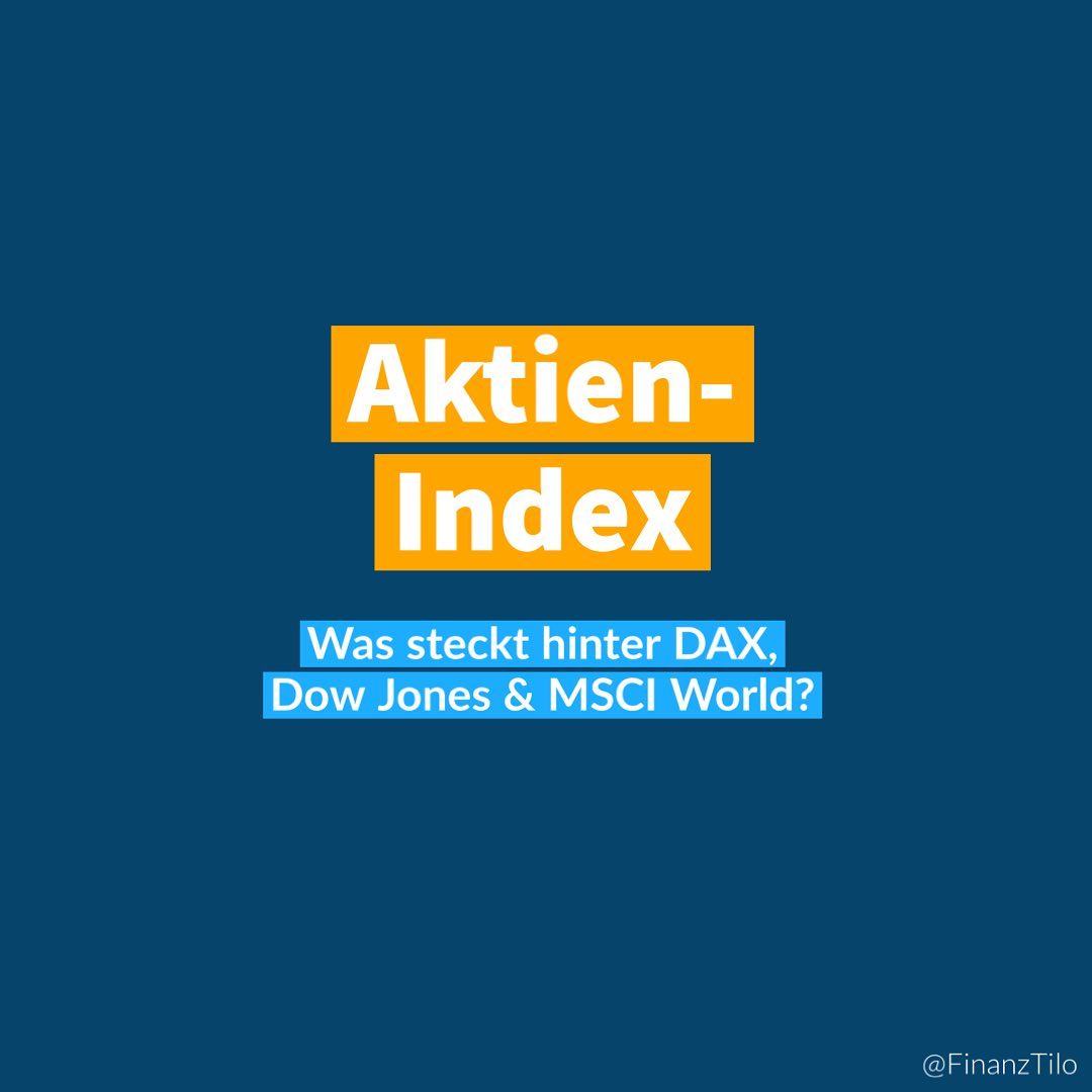 #AKTIENINDEX – Ein Index bildet die Wertentwicklung einer bestimmten Auswahl festgelegter Aktien ab. Den Ausgangspunkt…
